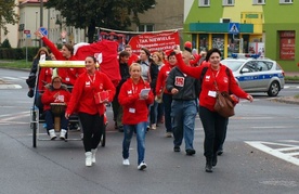 Wolontariusze i koordynatorzy "Szlachetnej Paczki" przeszli ulicami Płocka 