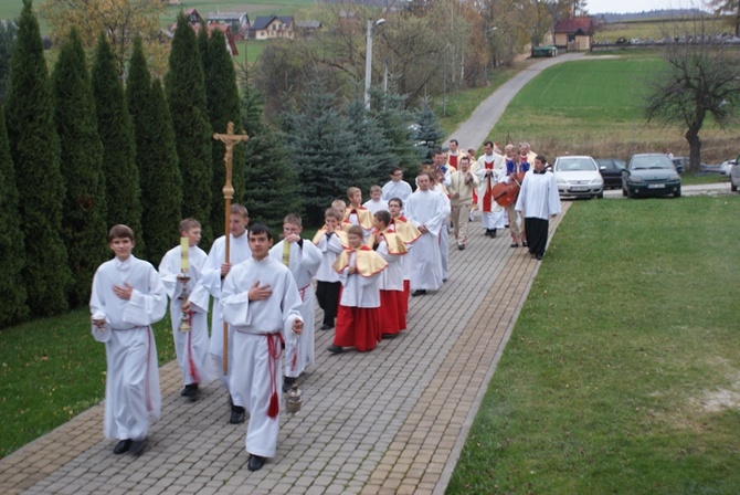 Relikwie papieża w Grywałdzie