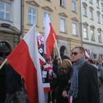 Świętowanie niepodległości na krakowskim Rynku Głównym