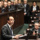 Hollande przemawiał do parlamentu