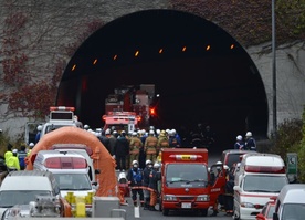 Japonia: Zawalił sie tunel