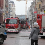 Pożar w centrum Katowic