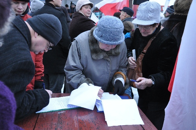 Marsz w obronie wolności mediów