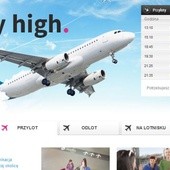 Strona internetowa lotniska 
