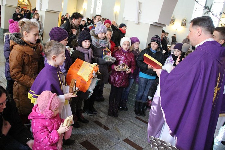 Poświęcenie szopek w Starym Kisielinie w IV Niedzielę Adwentu