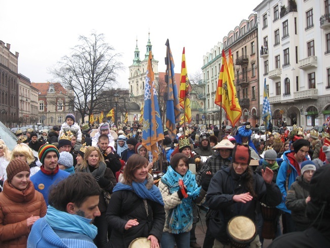 Orszak Trzech Króli w Krakowie 2013 r.