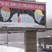  Rybnik, 9 stycznia. U wjazdu do miasta stanęło 7 billboardów z apelem do sumień