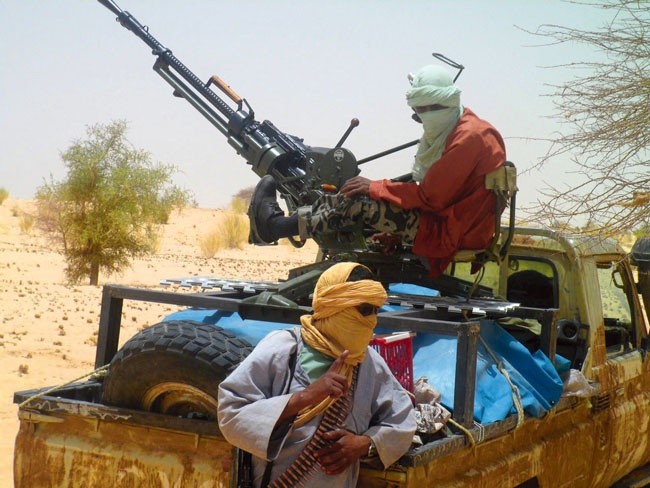  Islamscy  bojownicy  na północy Mali
