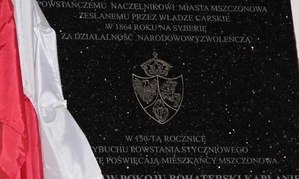 W kościele odsłonieto tablicę upamiętniającą ks. Władysława Polkowskiego