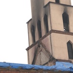 Kościół w Jaśkowicach – rozbiórka stropu