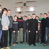  Opole, 23 lutego. Klerycy chętnie oprowadzali po seminarium i opowiadali o swoich codziennych obowiązkach
