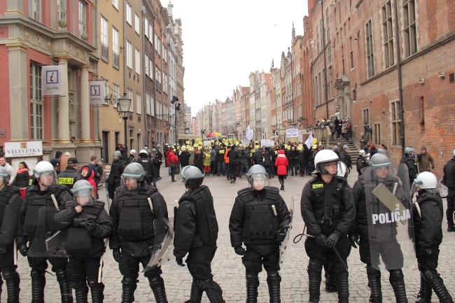 Manifestacje w Gdańsku