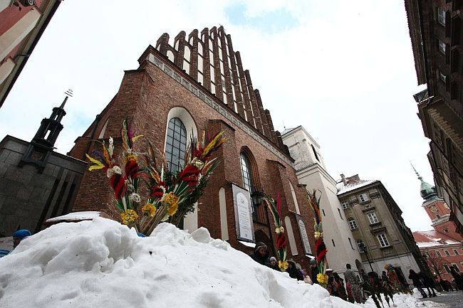 Niedziela Palmowa w archikatedrze warszawskiej