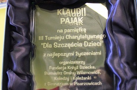 Piłkarze zagrali dla Klaudii