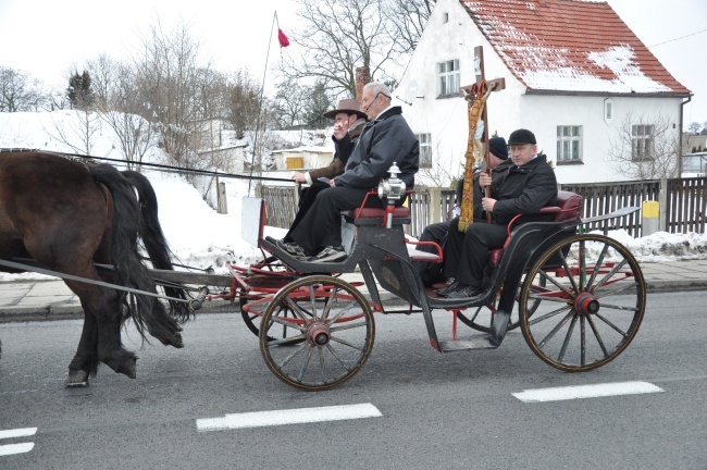 Wielkanocna procesja konna w Raciborzu - Sudole