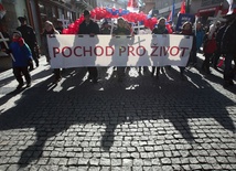 W XII Marszu dla Życia w Pradze wzięło udział  około 3 tys. osób 