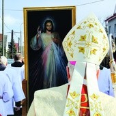 Obraz powstał na podstawie mistycznej wizji  s. Faustyny Kowalskiej