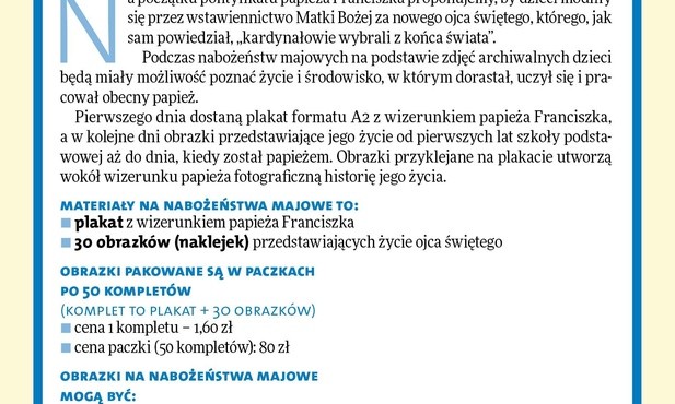 Nabożeństwa majowe 2013