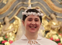 Paulina Kucińska jest teraz  oblubienicą Chrystusa