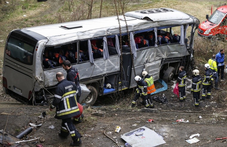 Polski autokar rozbił się w Belgii