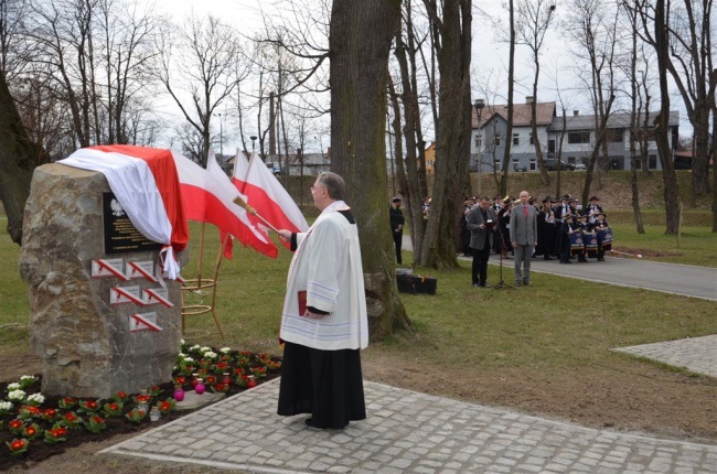 Odsłonięcie pomnika w Mszanie Dolnej