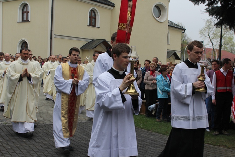 Eucharystia pątników z bp. Piotrem Gregerem