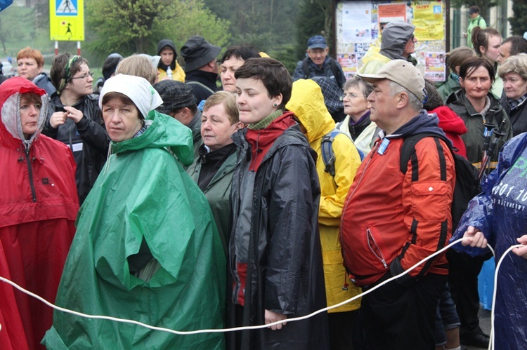 Deszczowa trasa drugiego dnia