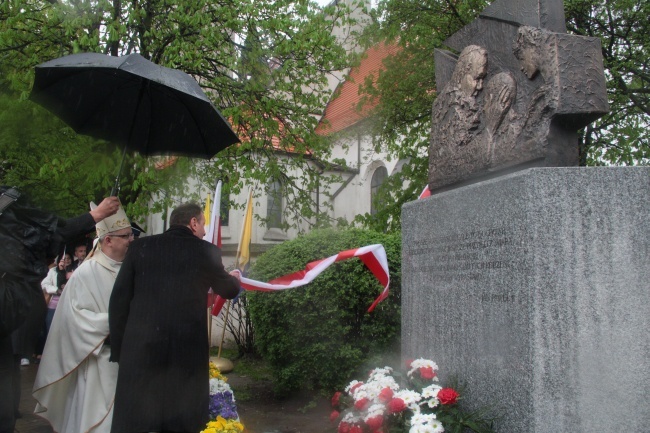 Odsłonięcie pomnika bł. Jana Pawła II