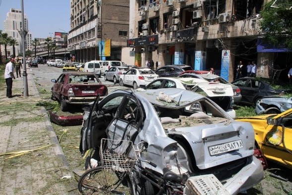 Eksplozje w Damaszku