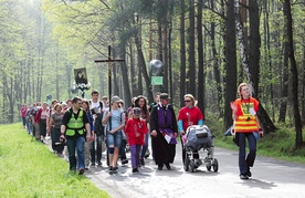 Pątnicy zmierzają do sanktuarium