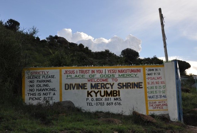 Sanktuarium w kraju Masajów