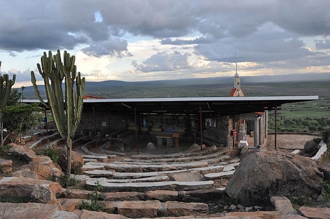 Sanktuarium w kraju Masajów