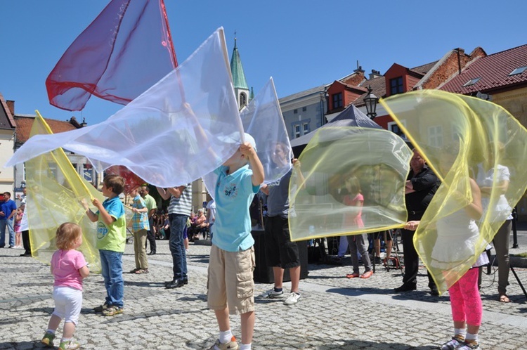 Taniec wielkanocny w Brzesku