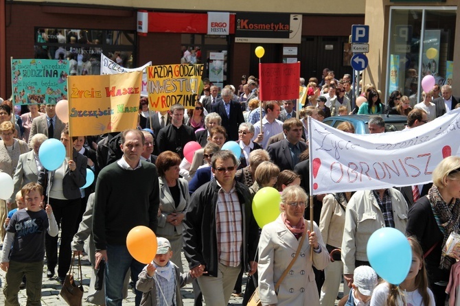 Marsz dla Życia i Rodziny - Wodzisław Śl. 2013