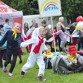 Dzieci były niezmordowane. Nie brakło im ani sił, ani uśmiechów