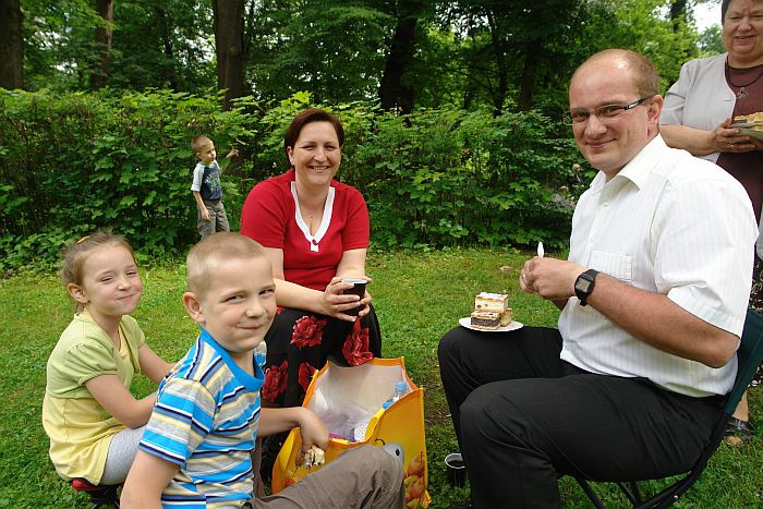 Pielgrzymka rodzin i szafarzy do Rud