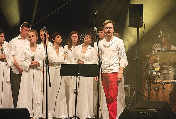 Na dziedzińcu Zamku Lubelskiego wystąpił zespół Gospel Rain 