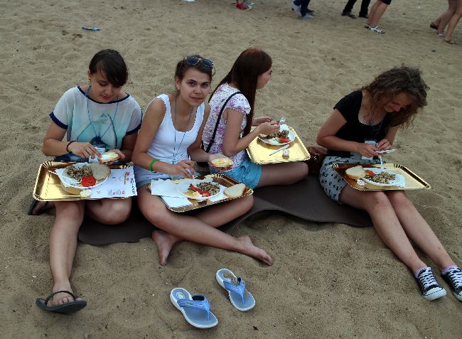 Copacabana na plaży