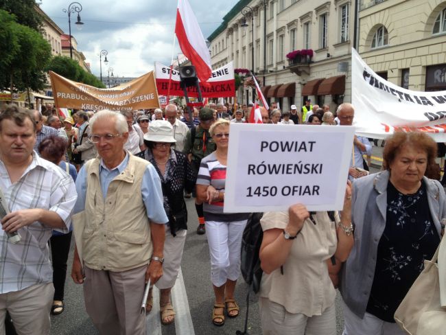 Marsz pamięci ku czci ofiar zbrodni wołyńskiej