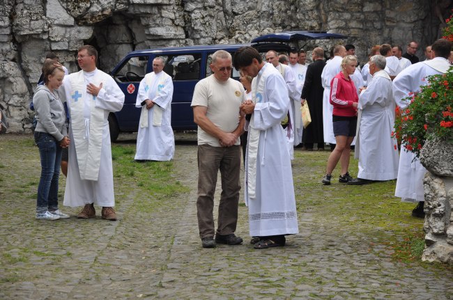 Pielgrzymi na Górze św. Anny