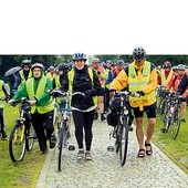 Po raz pierwszy pielgrzymi na rowerach wjeżdżali na Jasną Górę w strugach deszczu