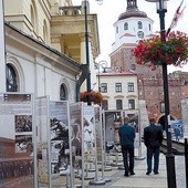 Plansze poświęcone wydarzeniom lubelskiego lipca można było zobaczyć na Krakowskim Przedmieściu