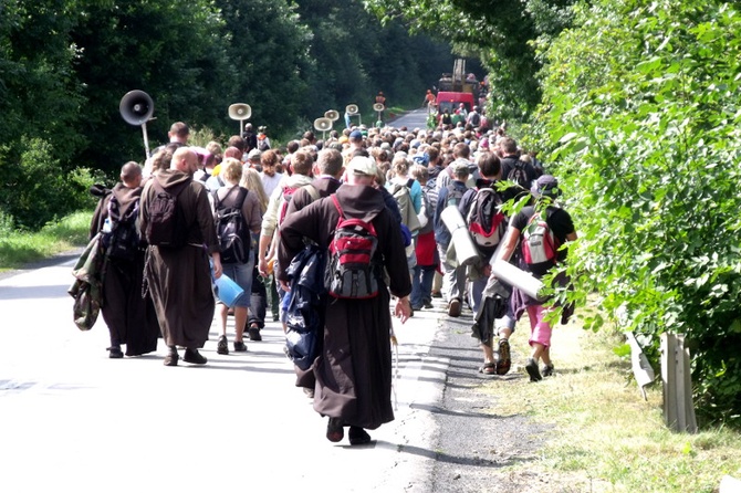 Pielgrzymka bezdomnych na Jasną Górę