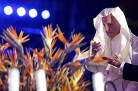 Młodzież powitała papieża na Copacabanie