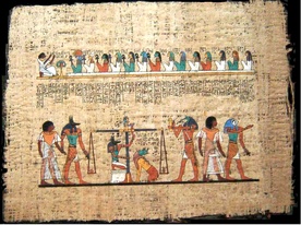 Egipska Księga Umarłych na papirusie