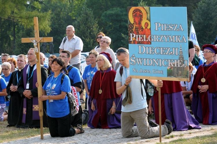 Piesza pielgrzymka - wejście