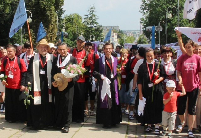 Pielgrzymi cieszyńscy na Jasnej Górze