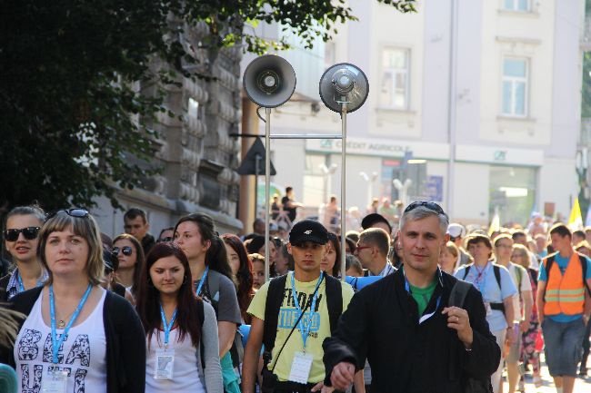 Pożeganie pielgrzymów w Tarnowie 