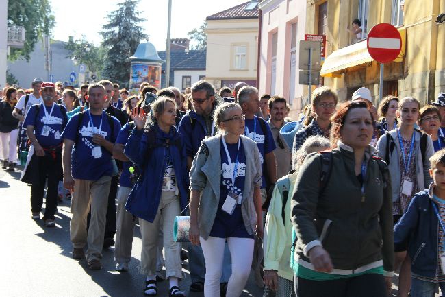 Pożeganie pielgrzymów w Tarnowie 