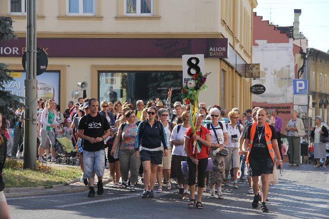 Pożeganie pielgrzymów w Tarnowie 